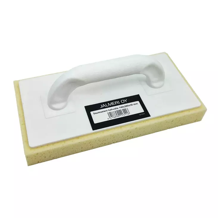 Kahvallinen uritettu laatoitussieni, saumalaastien puhdistamiseen laattapinnoilta - Saumaustyökalut - 6418899113116 - 1