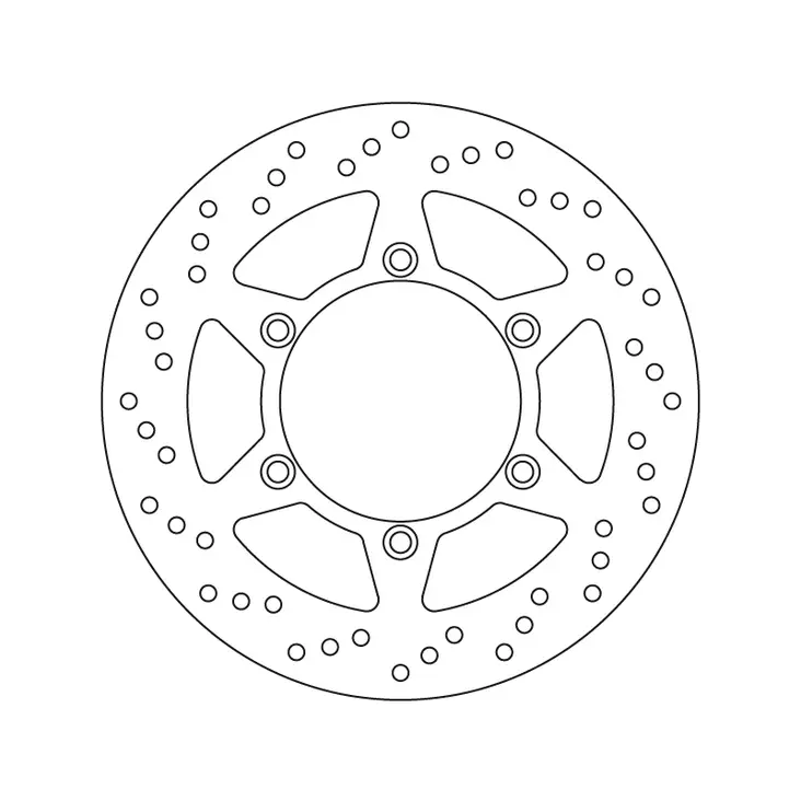 Jarrulevy Brembo Serie Oro 240mm - Moottoripyörän jarrulevyt - 8020584621226 - 2