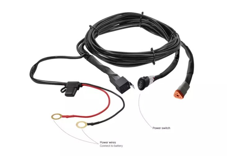 Johtosarja DRL/3 Max 300W yhdelle valolle - Työvalot - 6438235240146 - 2