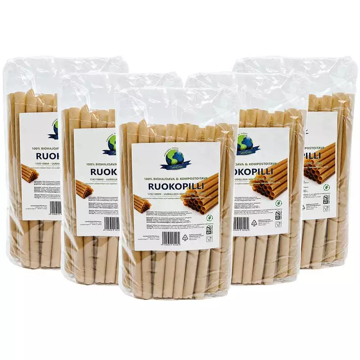Ruokopillit tukkupakkauksessa 12x50kpl - Kertakäyttöruokailuvälineet ja servetit - 16429830161186 - 1
