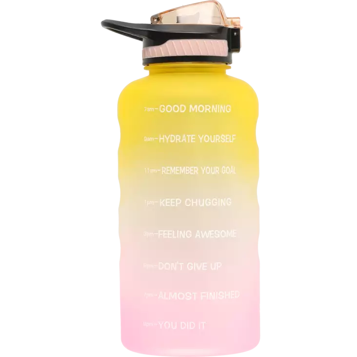 Juomapullo gallona 3800ml keltainen - Juomapullot ja urheilukassit - 6410416239736 - 1