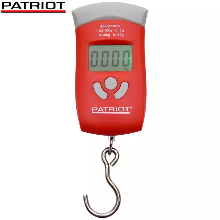 digitaalinen kalavaaka 50kg 5g patriot - Kalavaa'at - 6417512529686 - 1