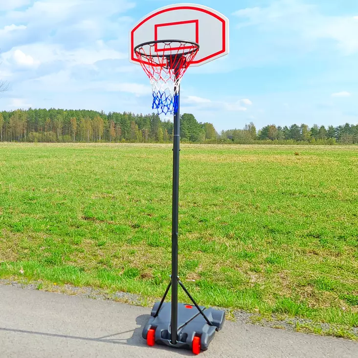 koripallo teline korilla säädettävä - Pihapelit ja kesäpelit - 6418536015506 - 1