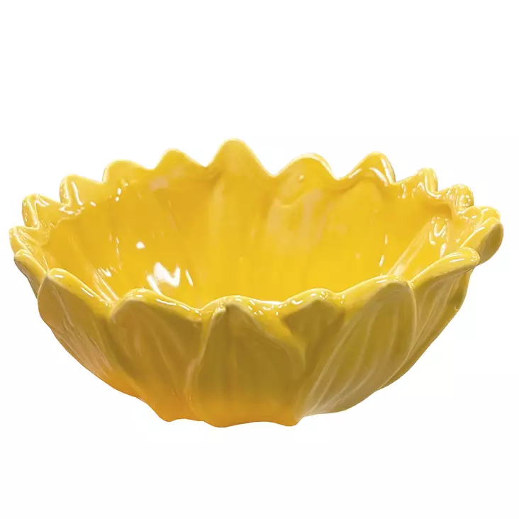 Okranvärinen kukkakulho finnmari - Maljakot ja tarjottimet - 6416906866376 - 1