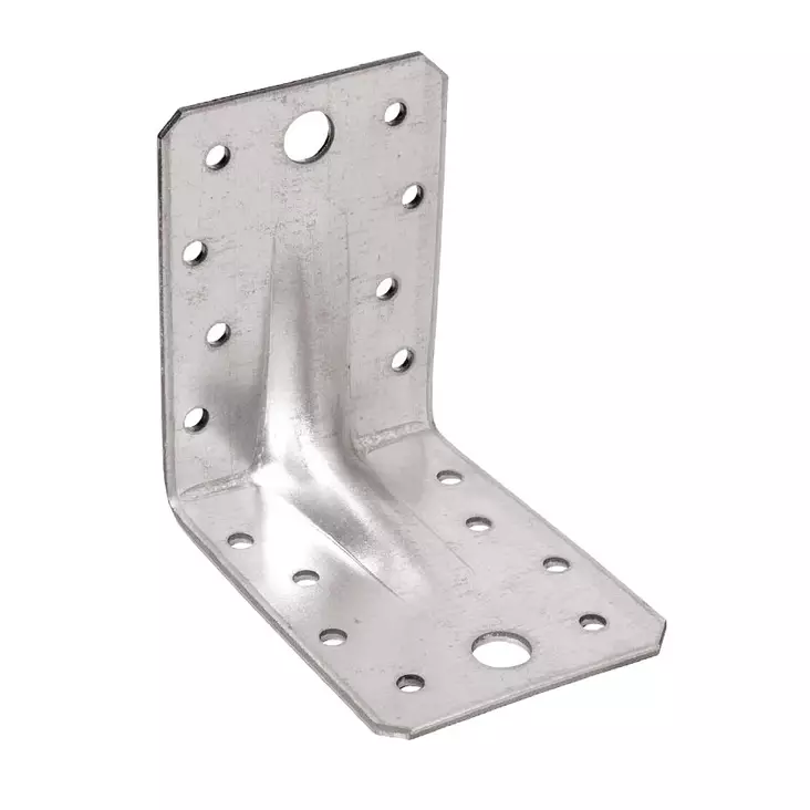 vahvistettu kulmalevy sinkitty - Kulmaraudat ja kiinnityslevyt - 4741280713186 - 1