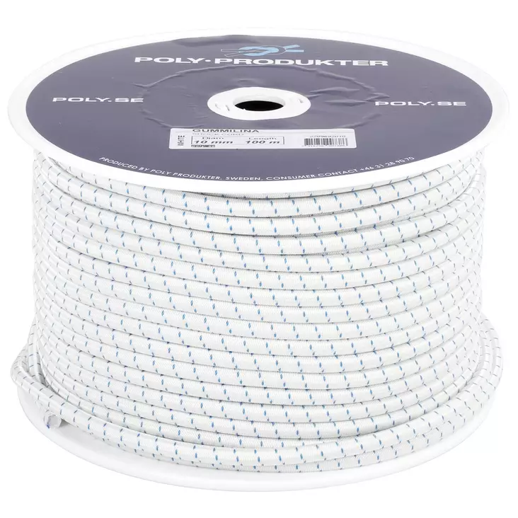 Kumiköysi valkoinen metritavara - Mustekalat ja kumiköydet - 7314250007386 - 1