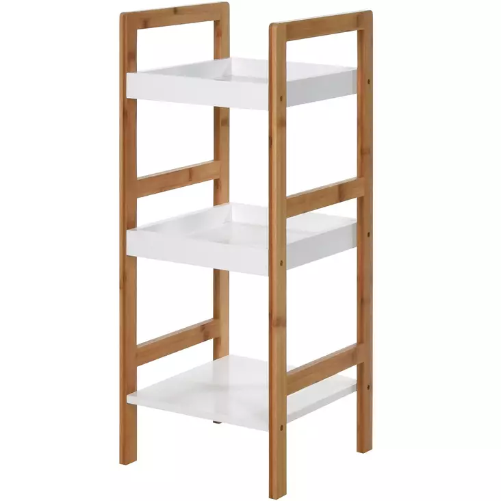 Kylpyhuone hylly 3 tasoa - Seinähyllyt ja hyllyköt - 8719987842436 - 1