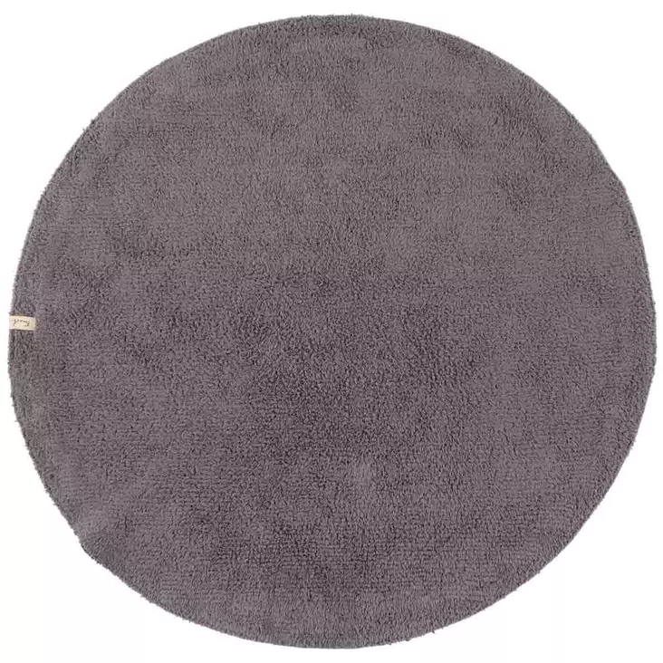 Harmaa pyöreä kylpyhuonematto - Kylpyhuonematot ja kosteantilanmatot - 6410416400686 - 1