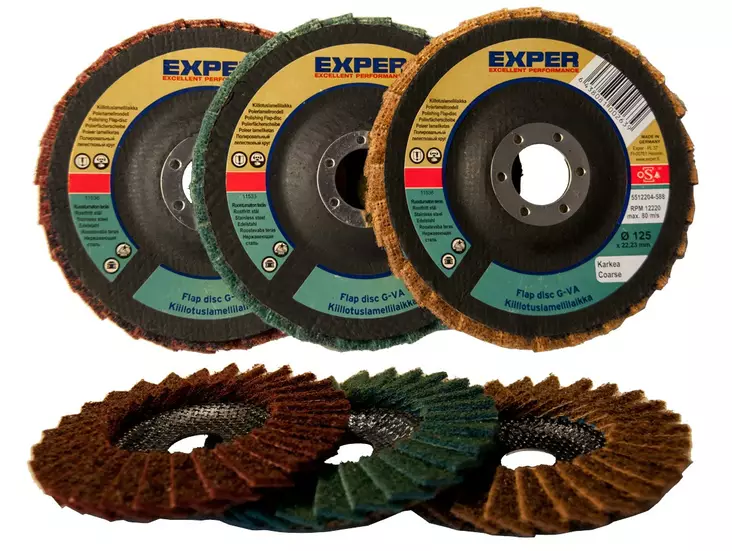 kiillotuslamellilaikka - Kulmahiomakonelaikat 125mm - 6438081002646 - 2