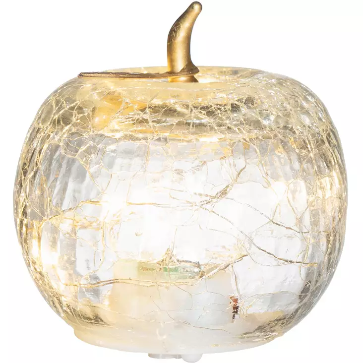 Lasiomena led valoilla 10 cm kirkas finnlumor - Koriste-esineet - 6410416482736 - 1