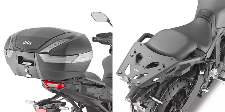 Laukkuteline Givi SPEC.Rack Yamaha Tracer 9 2021 - Moottoripyörän laukkujen kiinnityssarjat - 8019606281456 - 2