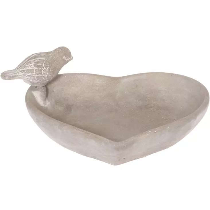 Lintukylpy sydän sementtiä - Lintulaudat, pöntöt ja hyönteishotellit - 6410416435336 - 1