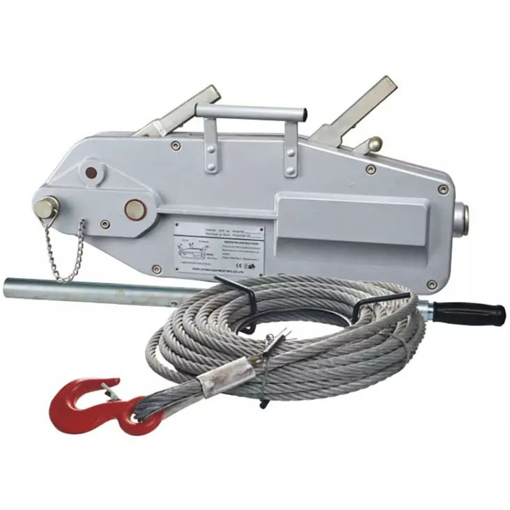 Finbullet taljain 800 kg 20 m teräsvaijerilla - Ketjutaljat ja vaijeritaljat - 6438152019566 - 1