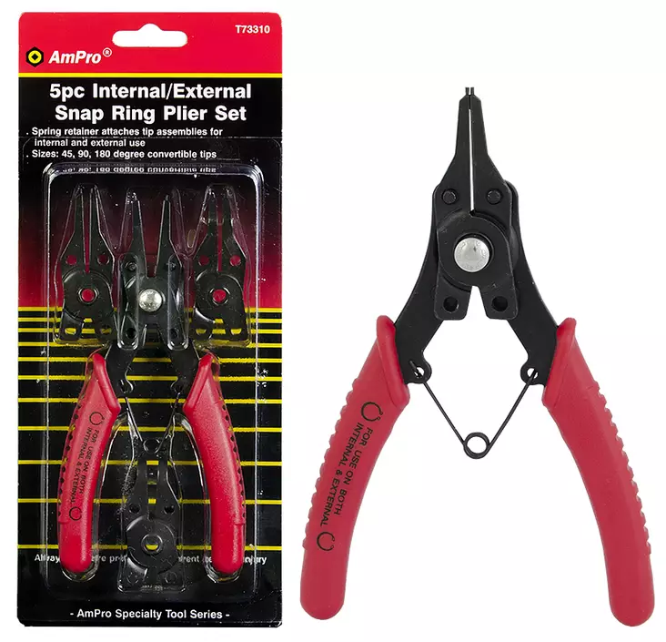 Lukkorengaspihtisarja 5-osainen - Lukkopihdit ja lukkorengaspihdit - 795609733106 - 1