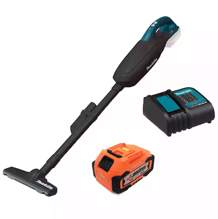 Akkuimuri laturilla ja akulla - Teollisuusimurit - 6438471347036 - 1