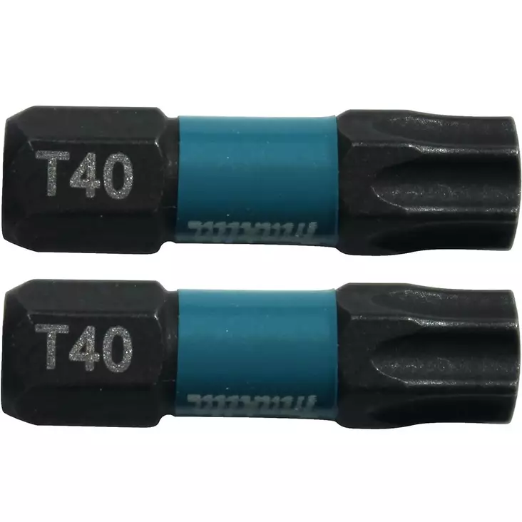 Makita torx t40 ruuvauskärjet 25 mm pakkauksessa 2 kpl - Porakoneen kärjet - 088381532976 - 1