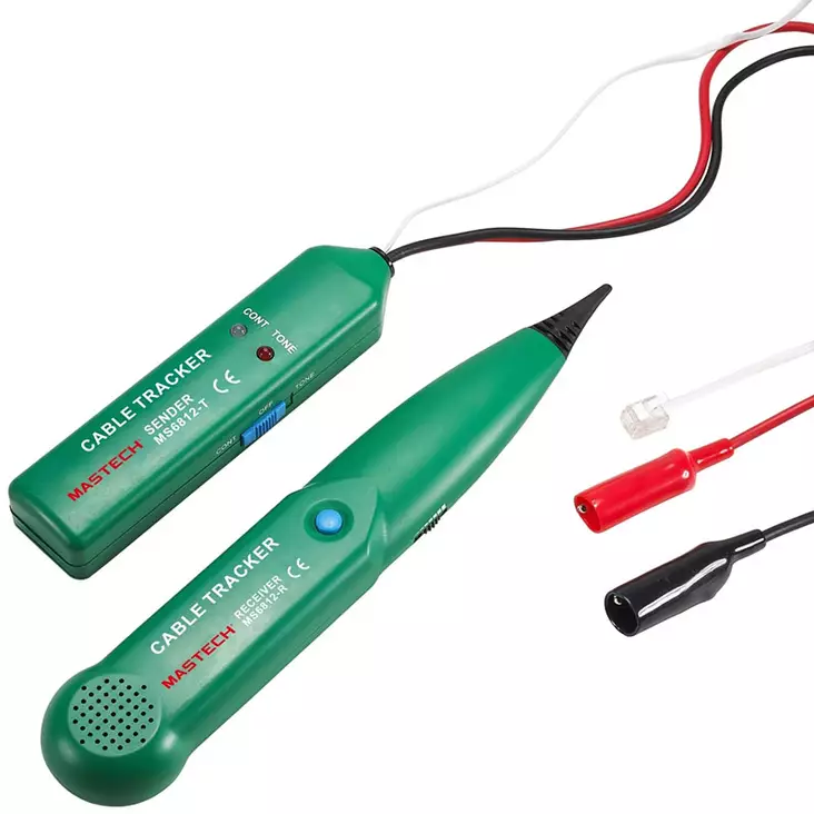 Mastech ms6812a rajakaapelitesteri lähettimellä ja vastaanottimella - Rakennemittarit ja kosteusmittarit - 6438152086476 - 1