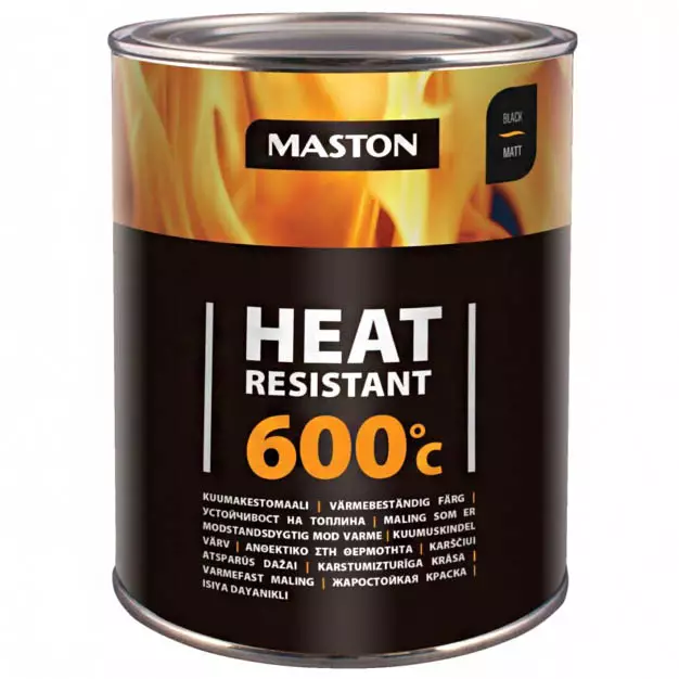 Kuumakestomaali musta 1 l - Maalit ja spray-maalit - 6412490028466 - 1