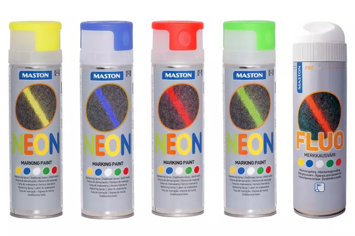 Merkkausväri keltainen FLUO 500ml - Merkkaustyökalut ja kynät - 6412490004606 - 2