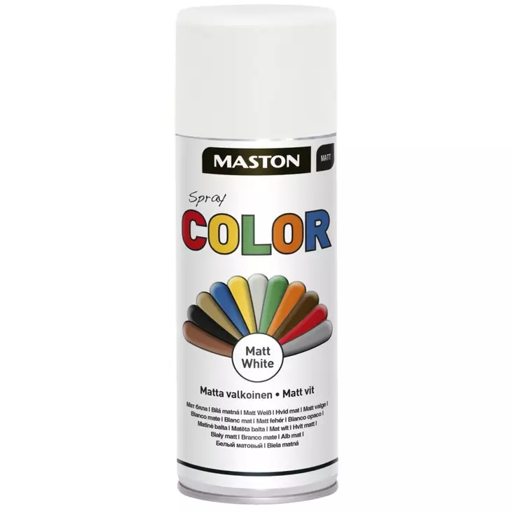 Matta valkoinen spray maali - Maalit ja spray-maalit - 6412491202216 - 1