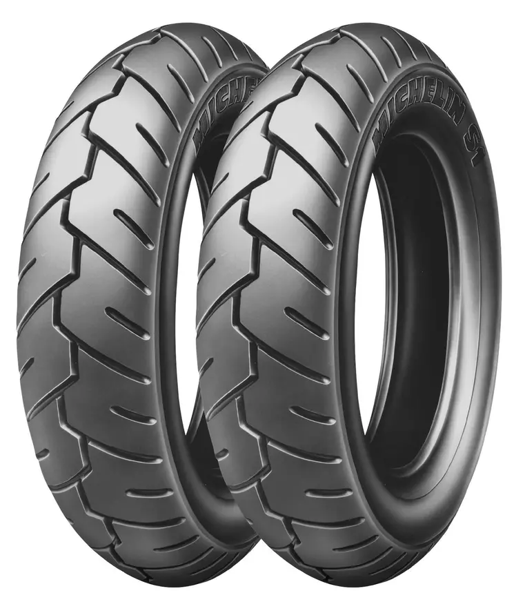 Michelin S1 80/90-10 44J TT/TL F/R - Skootterin renkaat - 3528706018596 - 2