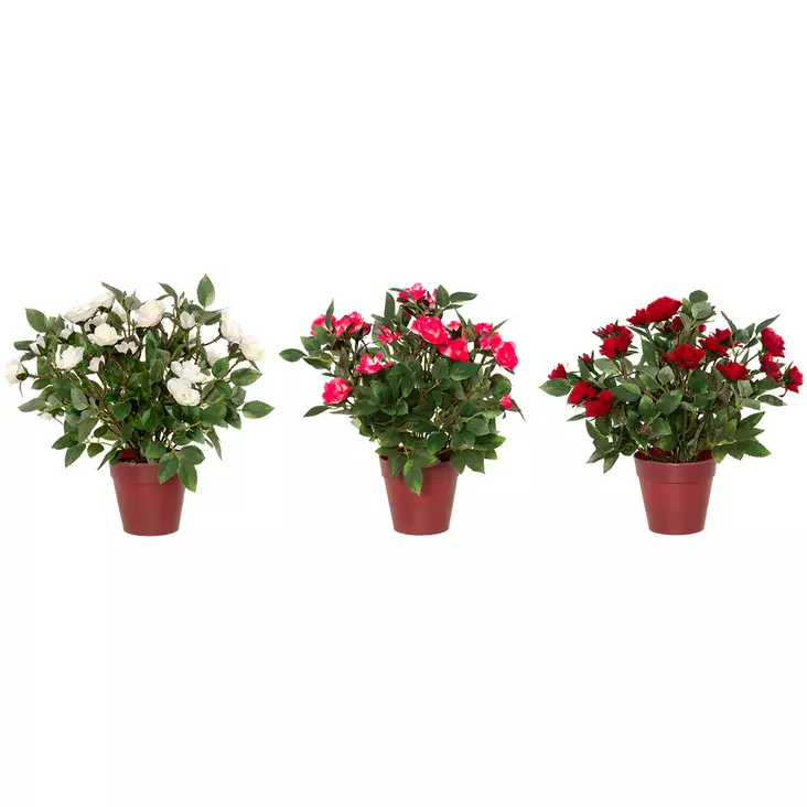 Ruusu ruukussa - Tekokasvit ja tekokukat - 6410412729576 - 1