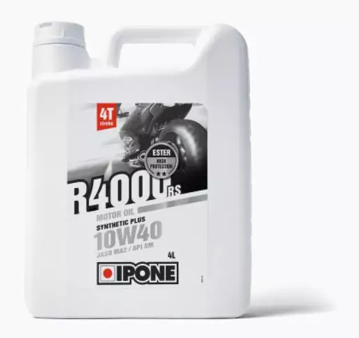 Moottoriöljy Ipone R4000RS 10W40 semi-synt. 4L - 4-tahti öljyt - 3700142363076 - 2