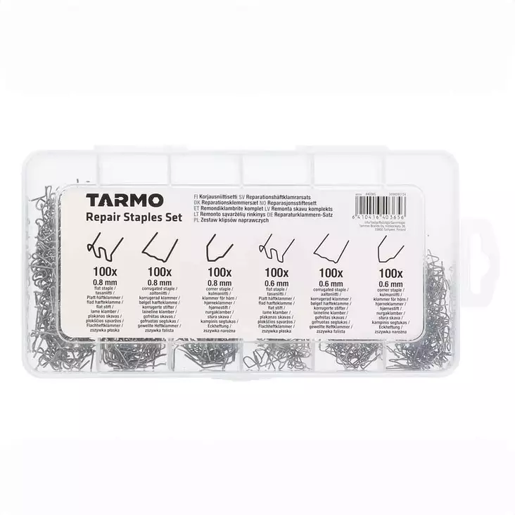 Tarmo muovinkorjausniitit 600 kpl - Nitojat ja niitit - 6410416403656 - 1
