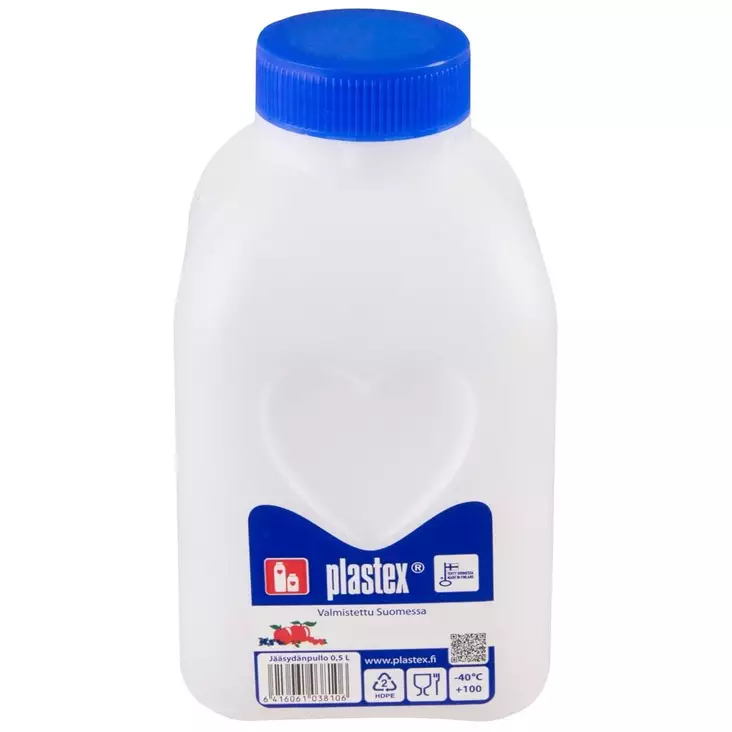 Mehupullo 0,5 l muovia - Pakasterasiat ja pakastepussit - 6416061038106 - 1