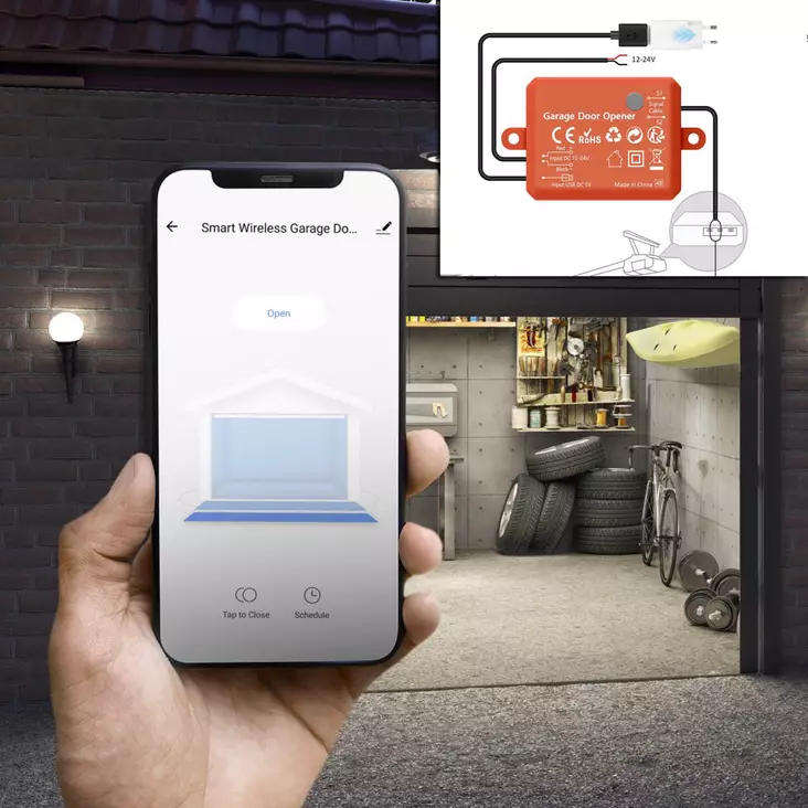 Nosto-oven etäohjaus moduuli - Kodin älylaitteet SmartLife - 6438471273786 - 2