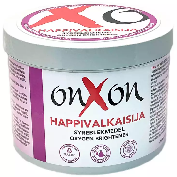 Onxon happivalkaisija ei sisällä konetta tukkivaa zeoliittia - Muut puhdistusaineet - 6430024420296 - 1