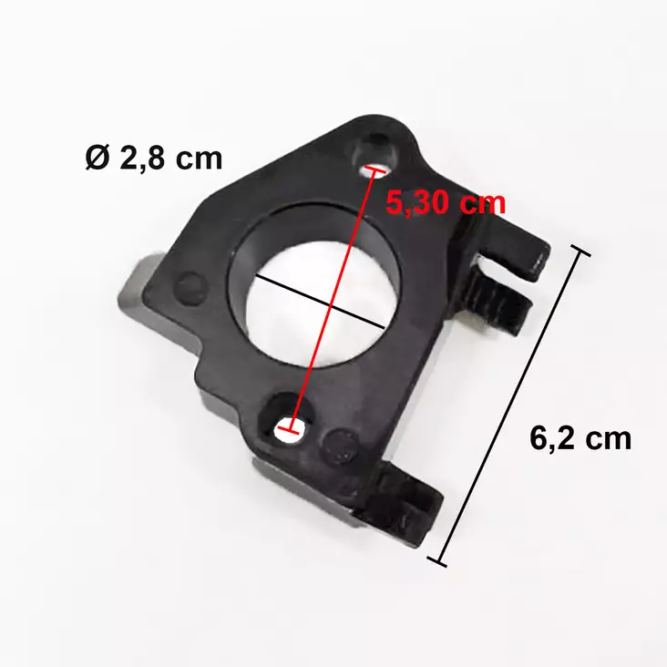 Kaasuttimen lämpölevy - 13hp irtomoottorin varaosat - 6419773850806 - 1