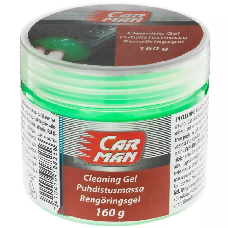 Carman puhdistusmassa, puhdistusgeeli 160g - Autoshampoot ja pesuaineet - 6410416188256 - 1