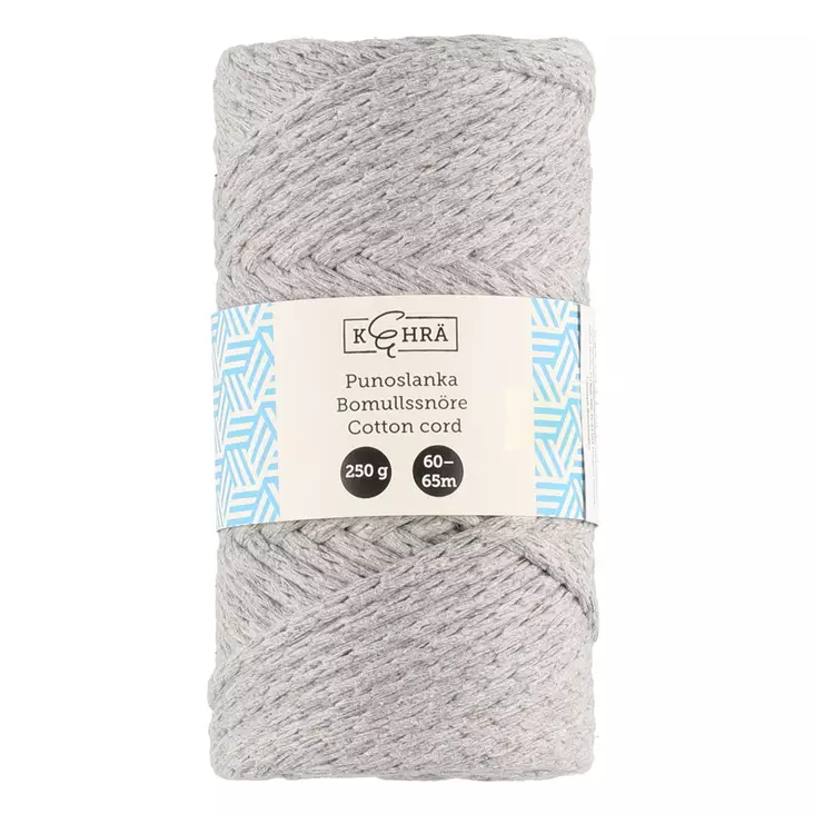 makramee lanka harmaa - Neulelangat, kuteet ja neulontatarvike - 6410413173026 - 1