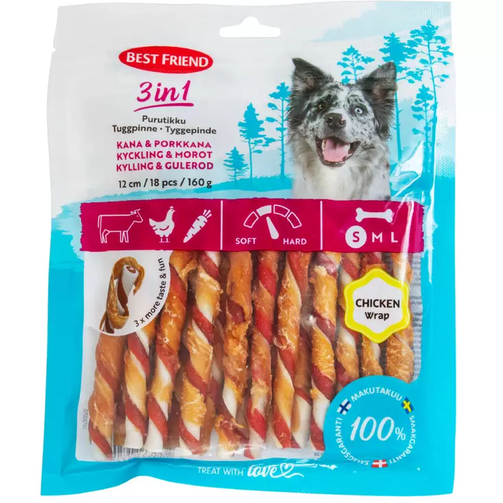 Purutikku 3 in 1 best friend - Koiran puruluut, purutikut ja pururullat - 5700551172076 - 1