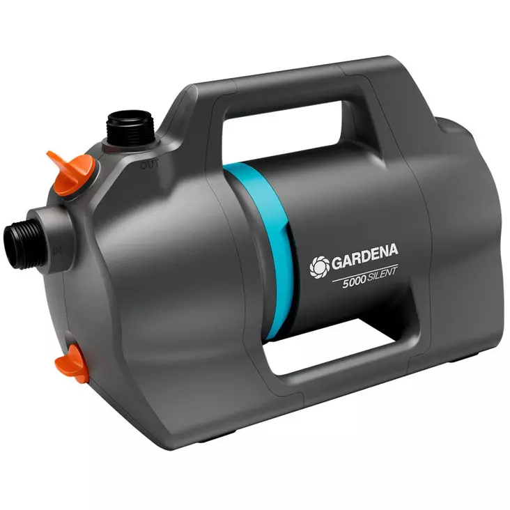 Puutarhan vesipumppu hiljainen tehokas gardena silent 5000 - Vesipumput ja vesiautomaatit - 4066407028586 - 1