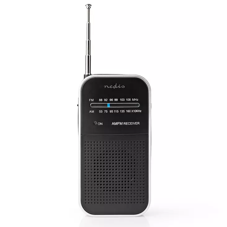 Paristokäyttöinen radio 3,5 mm kuulokeliitännällä - Stereot ja kelloradiot - 5412810329526 - 1