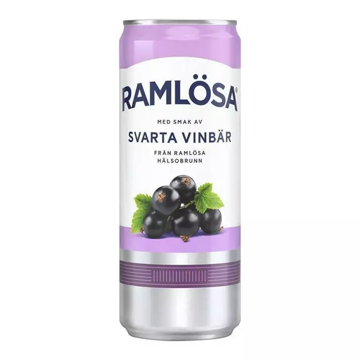 Ramlösa musta viinimarja kivennäisvesi 330ml - Virvoitusjuomat - 7310070006486 - 1