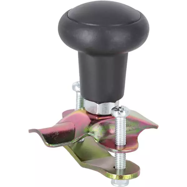 Rattinuppi urakkanuppi kiinnitettynä traktorin ohjauspyörään - Työkonepeilit ja yleisosat - 8719607228336 - 1