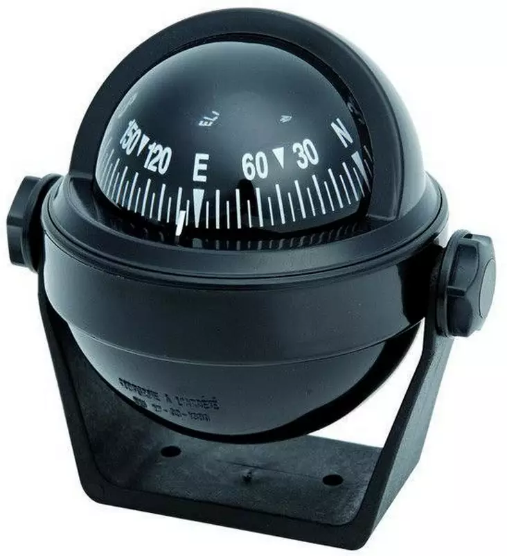 Riviera kompassi BS2 Black/Black card - Hydraulipilotit, VHF-radiot ja tutkat - 6438235048186 - 1