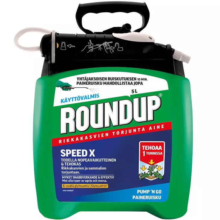 roundup speed X 5L rikkakasvien torjunta-aine - Kasviravinteet ja rikkaruohon torjunta - 5707441553786 - 1