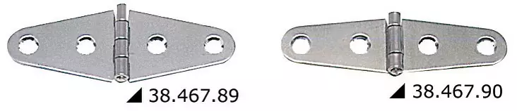 S.S Sarana 101x27 mm - Veneen saranat ja kiinnityslevyt - 8033137005466 - 1