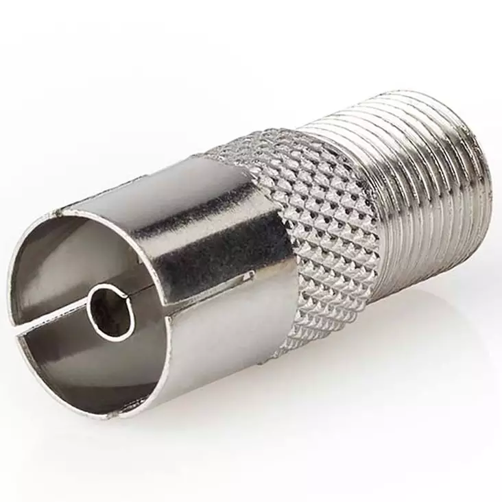 Satelliitti ja antenni sovitin f naaras iec koaksaali - HDMI-, USB- ja datakaapelit - 5412810319916 - 1