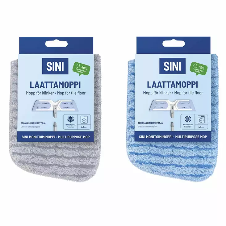 Sini laattamoppi - Siivousmopit ja lattianpesuliinat - 6423800034596 - 1