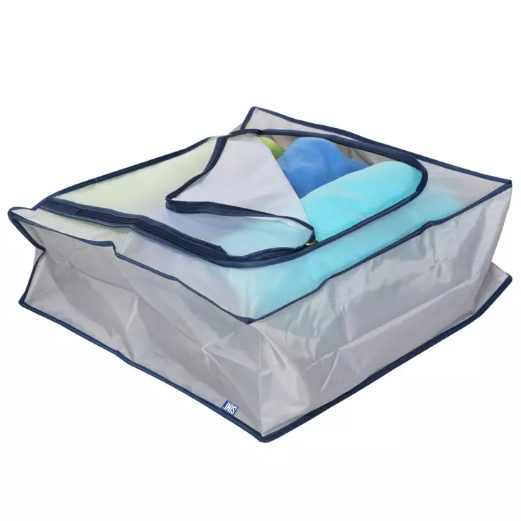 Sini täkkipussi vaatteiden ja peittojen säilytykseen - Vaatteiden huolto ja säilytys - 6423800014406 - 1