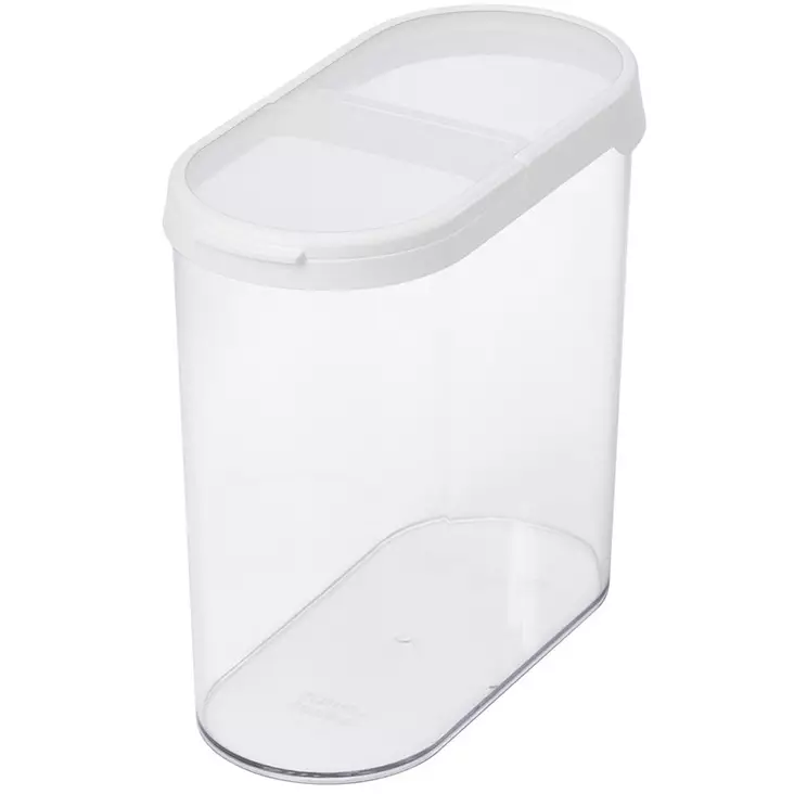 Smartstore flip 1,7 l säilytyspurkki kuivaruokien järjestämiseen, pinottava ja läpinäkyvä kotimainen säilytysastia keittiöön - Säilytyspurkit ja säilytysastiat - 6411760271106 - 1