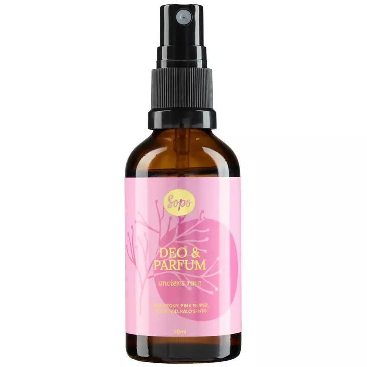 Sopo deo parfum ancient rose - Luonnonkosmetiikka - 6430070050416 - 1