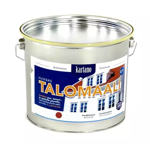 talomaali punainen 2,7 litraa - Talomaalit - 6438168101156 - 1