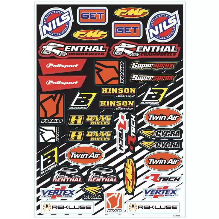 Tarra arkki decal logo esileikatut pvc tarrat - Crossipyörän ja mopon tarrat  - 43202896 - 1