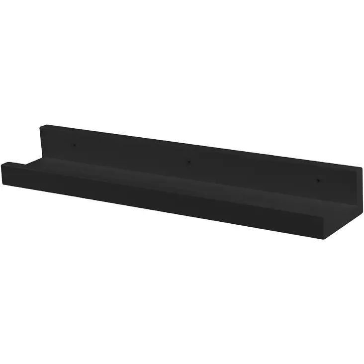 Tauluhylly musta 50x10x4,5cm - Seinähyllyt ja hyllyköt - 5701390420816 - 1